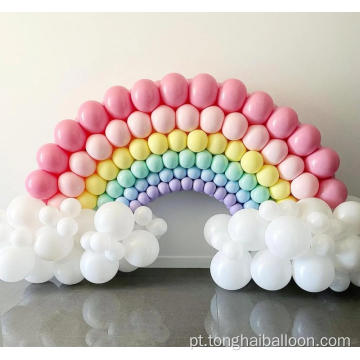 Balões de decoração de festa do arco -íris